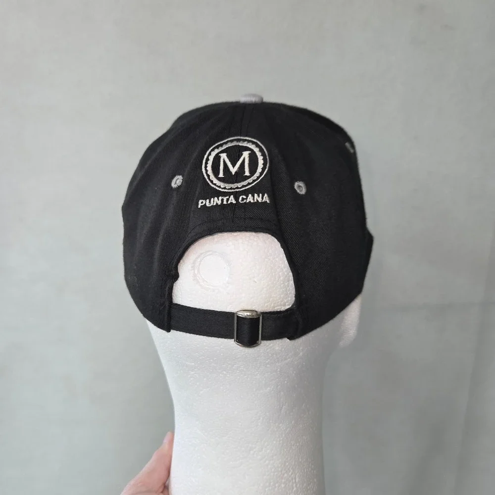 Majestic‎ Mirage Baseball Cap Mens OS Black Punta Cana Embroidered Hat Golf